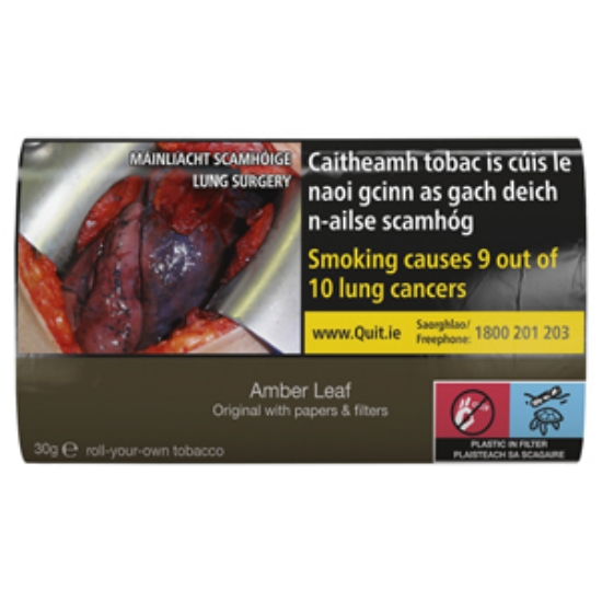Picture of Amber Leaf Pouch P&F 30g ORIGINAL x5